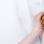 Almonds in the hand