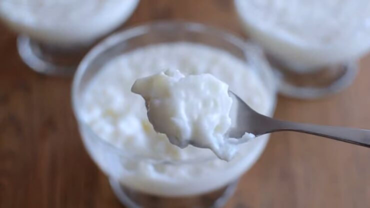 freeze milk rice pudding